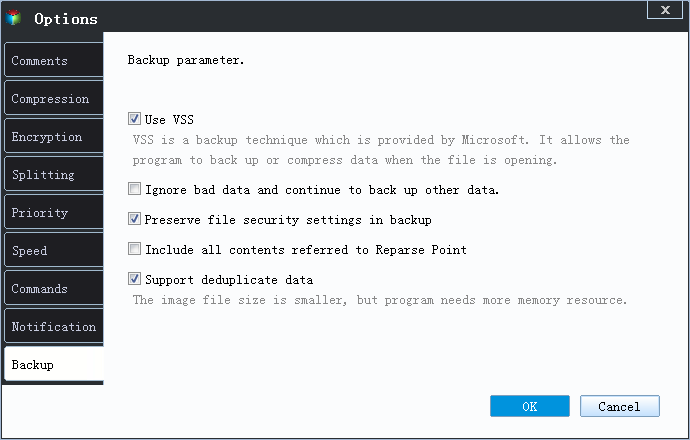 File backup options