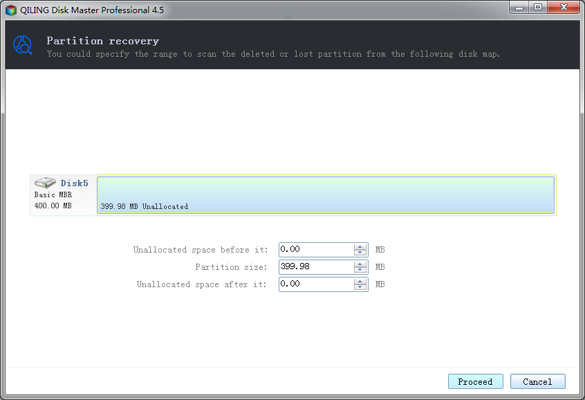 partition recovery