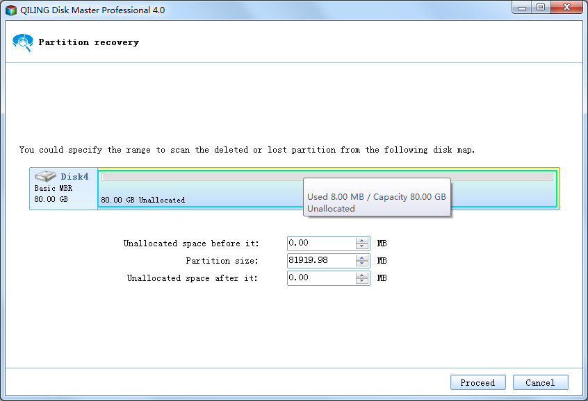 partition recovery