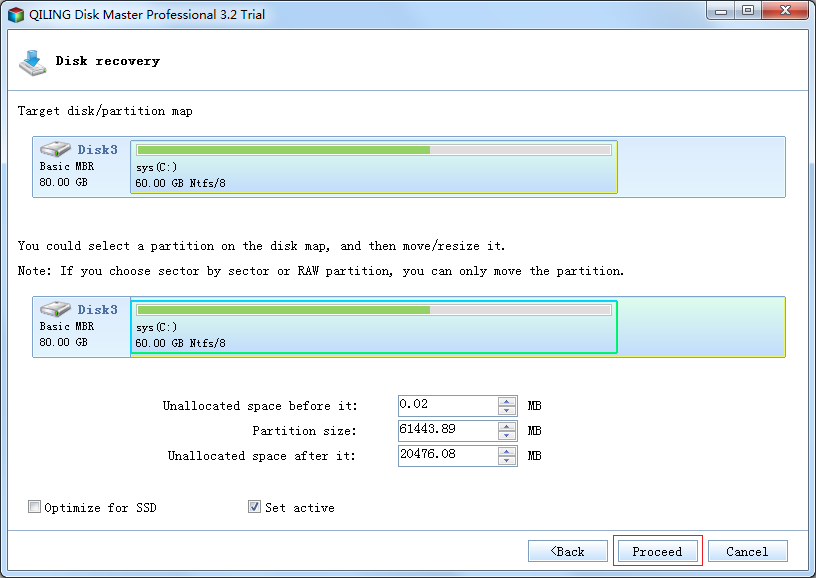 Qiling disk recovery