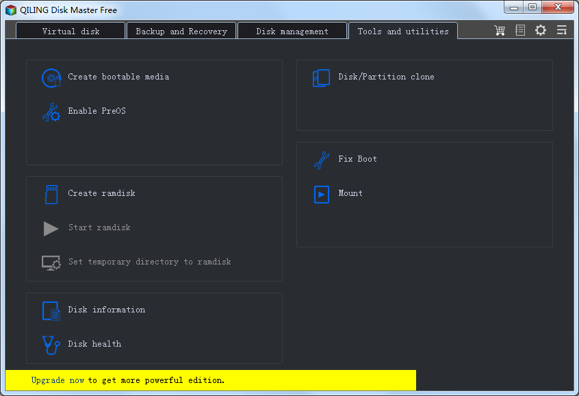 Qiling disk master tools