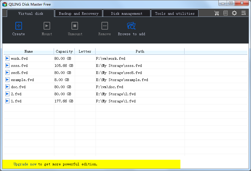 Virtual disk