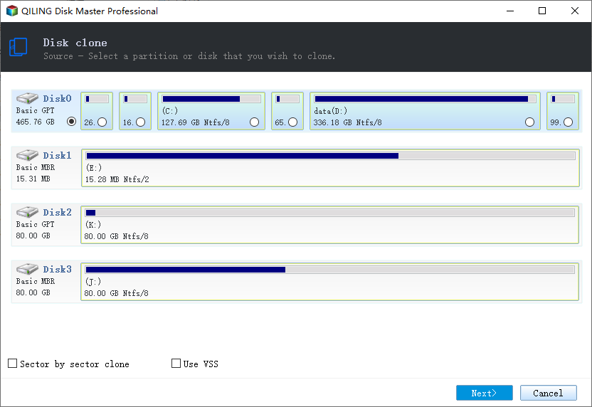 Disk clone