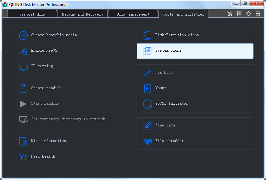 disk master tools