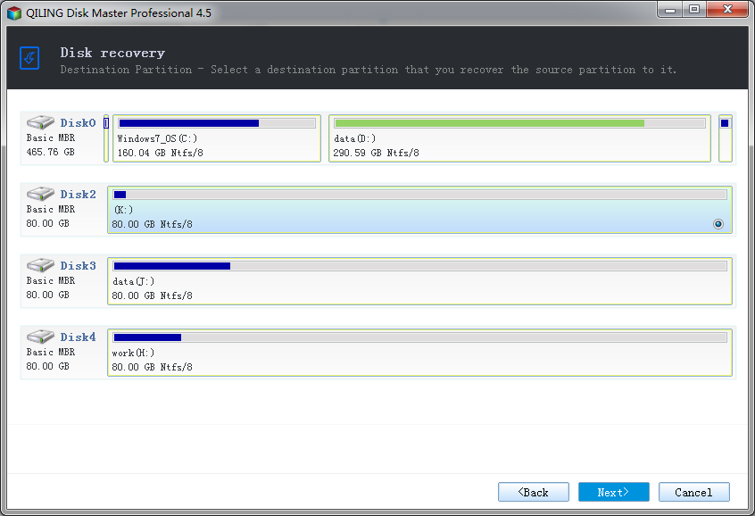 Qiling disk recovery