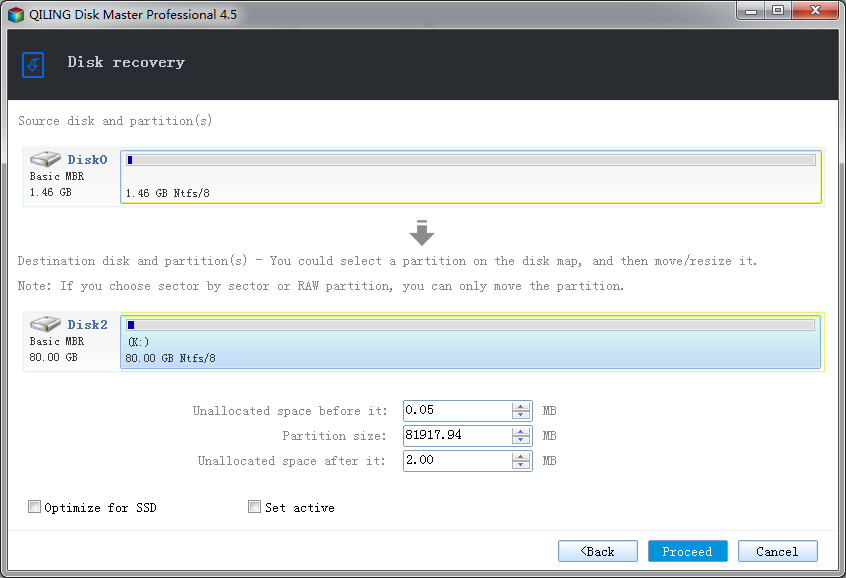 Qiling disk recovery