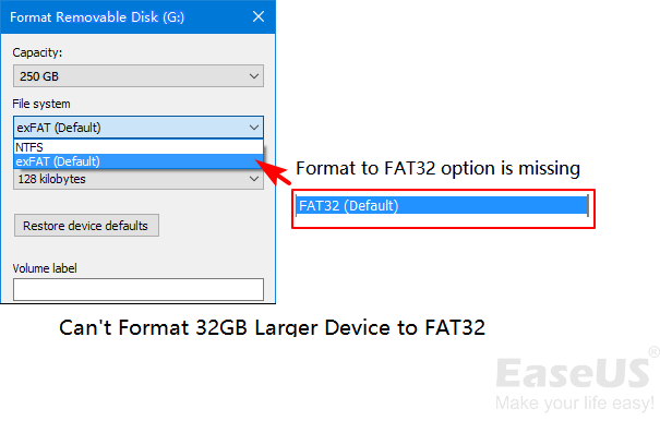 windows 10 format usb drive ntfs