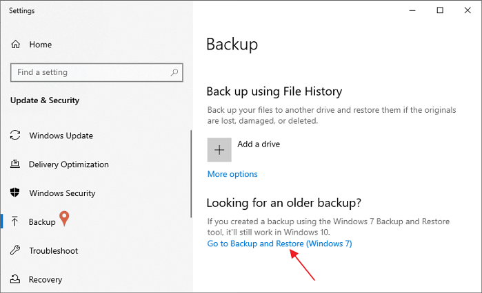 open windows backup and restore (windows 7)