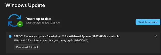 cumulative update for windows 11 available to download