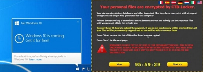 fake windows update virus