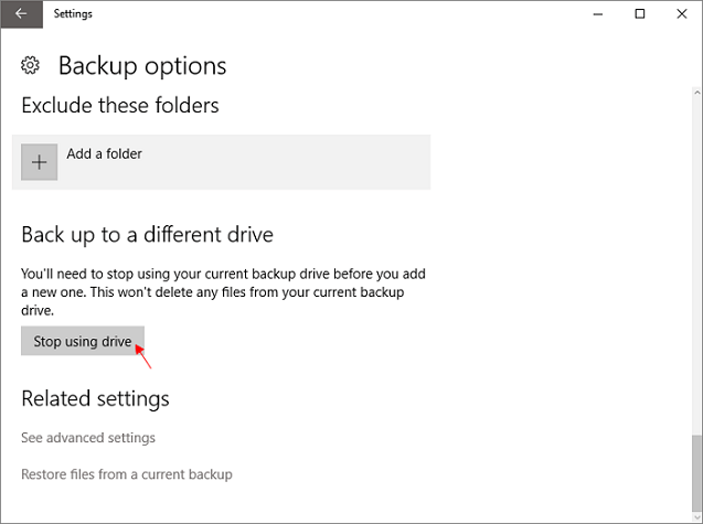 backup windows 11 using file history step 7