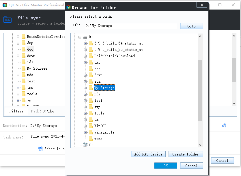 transfer files from one laptop to another - step 2