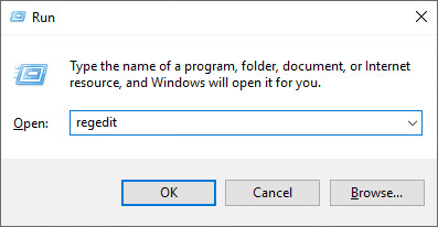 Open Registry to fix write protected error on USB, SD or internal/external hard drive.