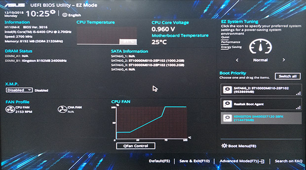 Set PC boot from OS drive after Windows 10 installatino