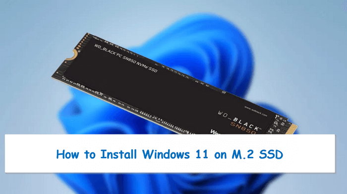 how to install windows 11 on m.2 ssd