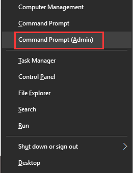 Open Command Prompt