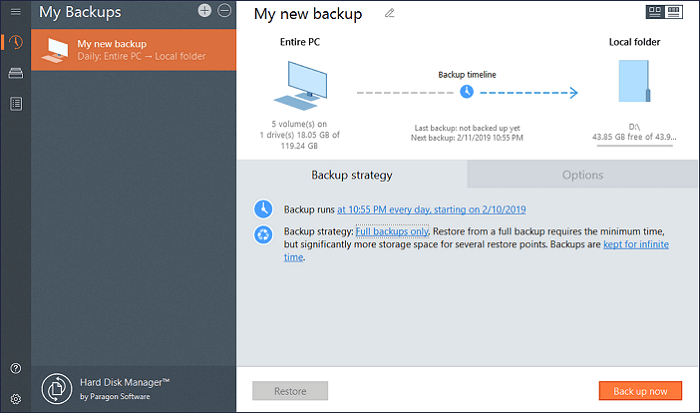 Disk Imaging software - paragon disk manager