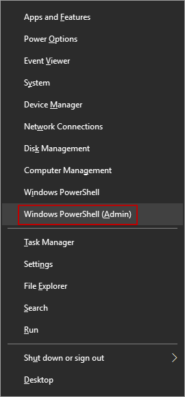 windows powershell admin