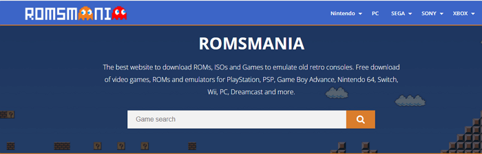 Romsmania banner