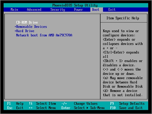 Change Boot Order in BIOS or UEFI