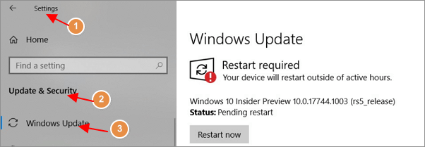 Check and decide how to install Windows update.
