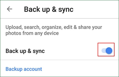backup sd card to google photos