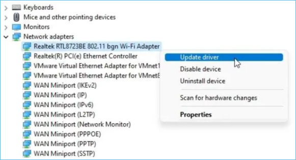 update wifi drivers