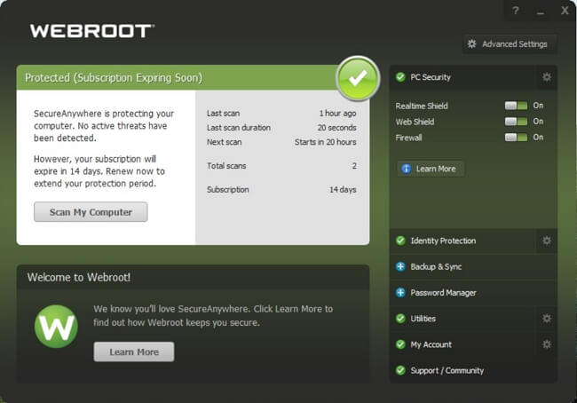 Webroot SecureAnywhere Complete