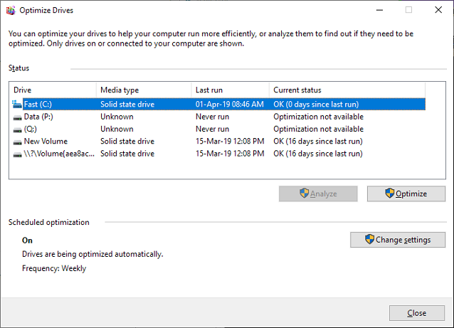 optimize hard drive to fix file stops copying halfway 