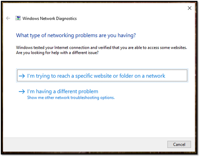 windows network