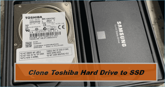 clone toshiba hard drive to an ssd