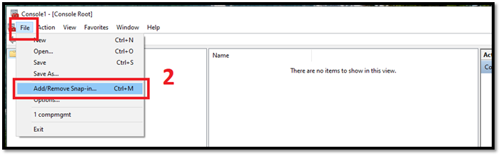 Add/ Remove Snap-in