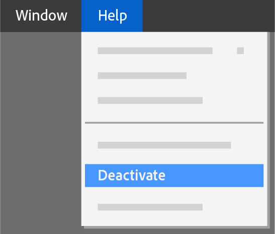 deactivate