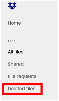 delete permanently dropbox files