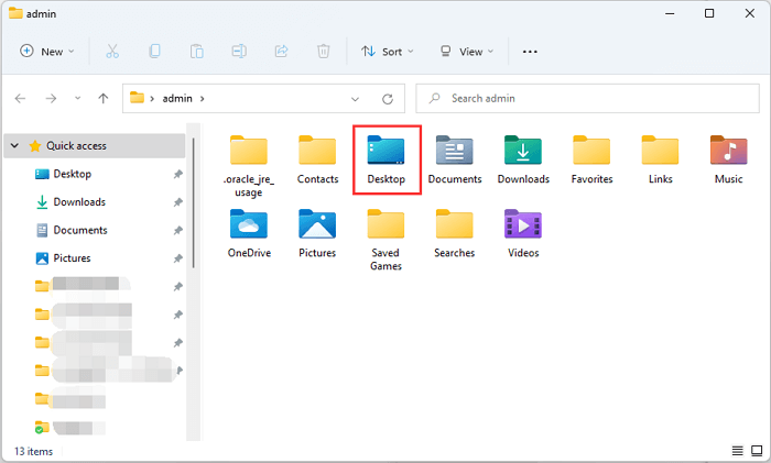 find desktop folder - 2
