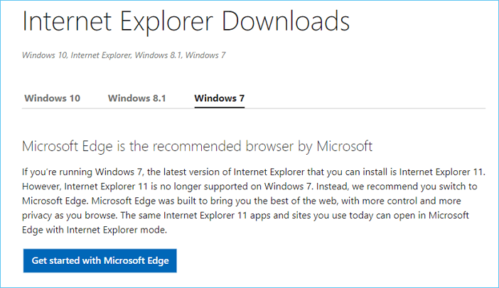 Download IE