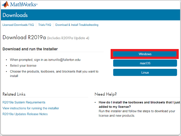 download matlab for windows