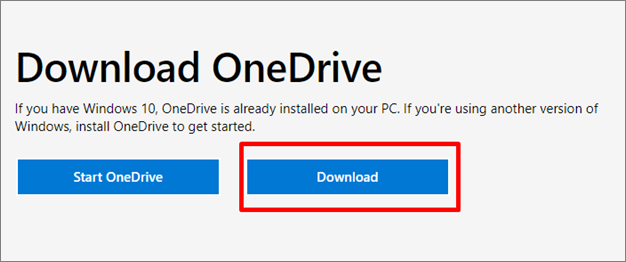 Install OneDrive