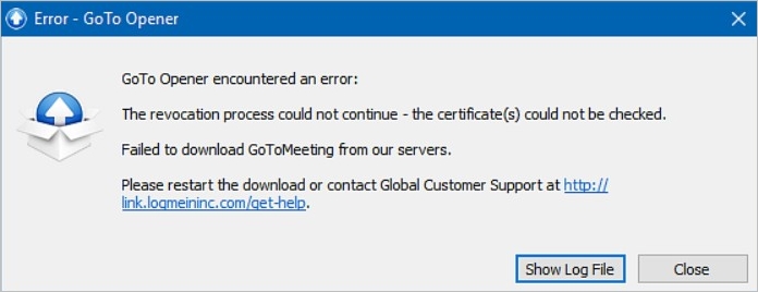 error of GoTO opneer