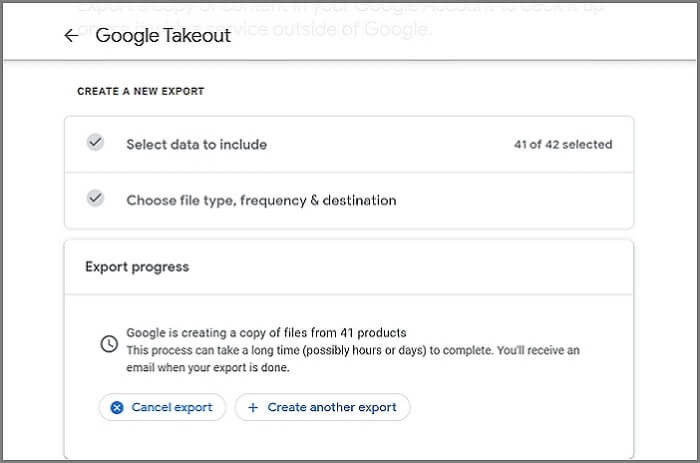 export photos from google photos to icloud on pc via google takeout step3