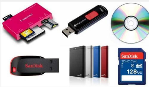 easy transfer via external storage devices