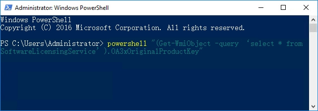 Find Widows Server product key in PowerShell