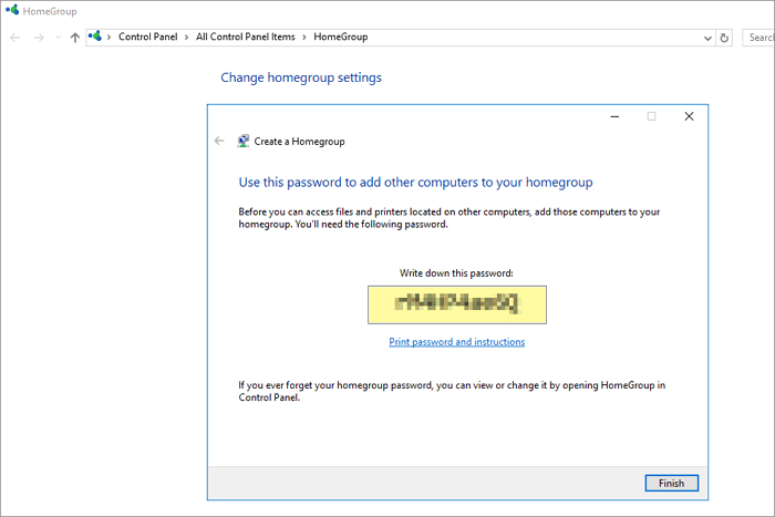 start file sharing process