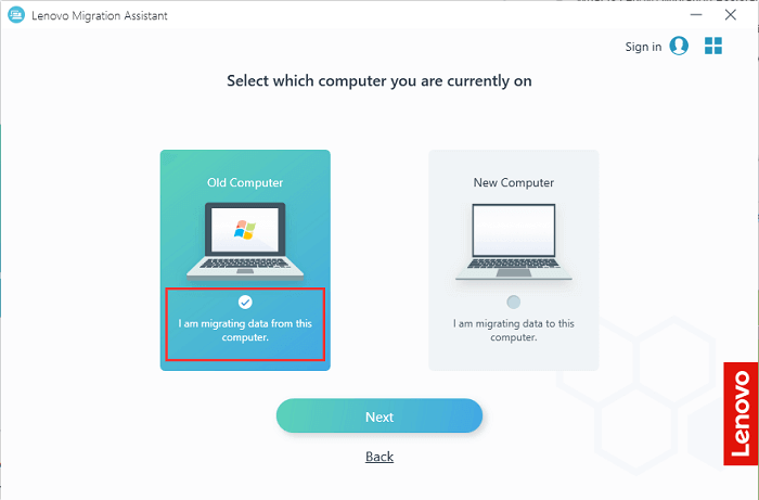 lenovo migration assistant 2