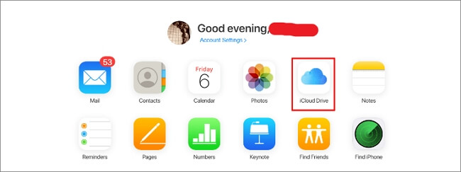 locate icloud drive