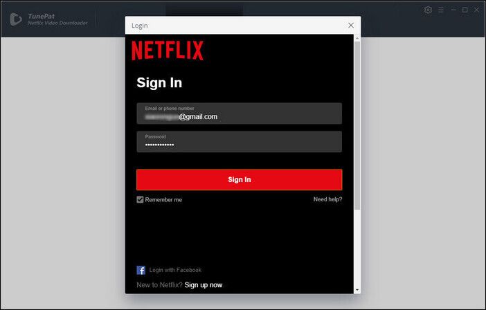 log in to netflix