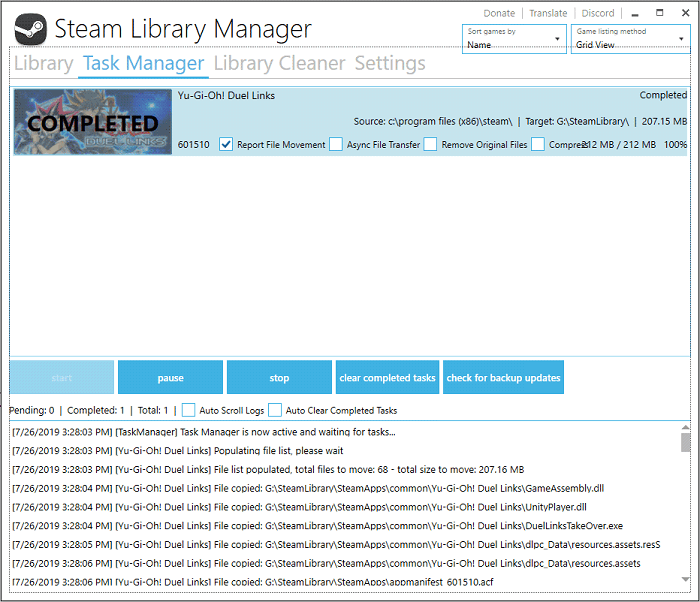 move steam game to another drive in steam library manager step 3