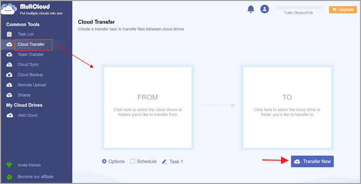 MultCloud Cloud Transfer