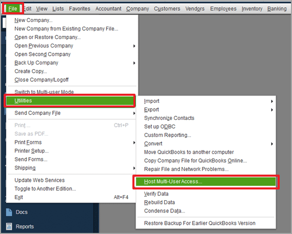 quickbooks access