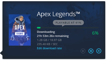Redownload Apex Legends.